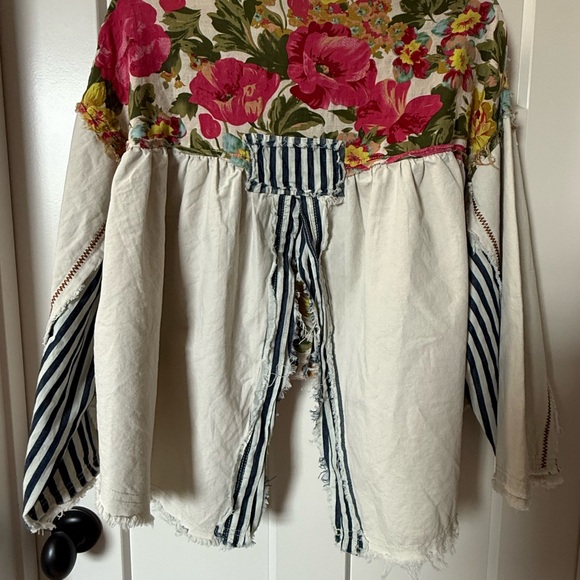 POL Floral and Striped Jean Jacket - Picture 2 of 3